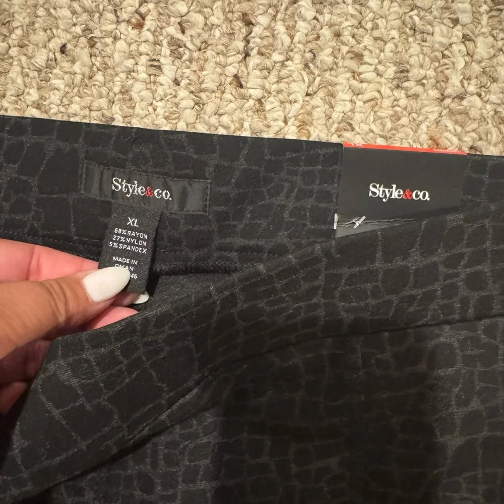 NWT Style & Co. Women’s Leggings - Picture 2 of 6